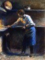 Eugene Murer en su horno de repostería 1877 Camille Pissarro
